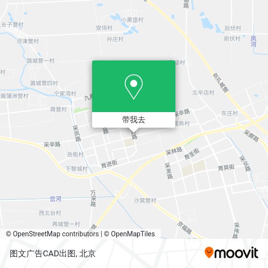 图文广告CAD出图地图