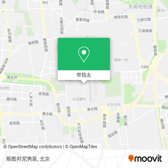 斯图邦尼男装地图