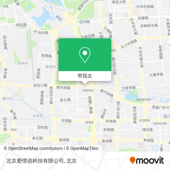 北京爱情说科技有限公司地图