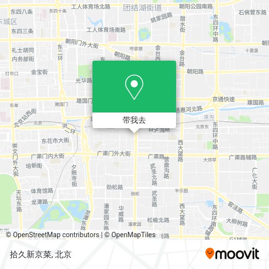 拾久新京菜地图