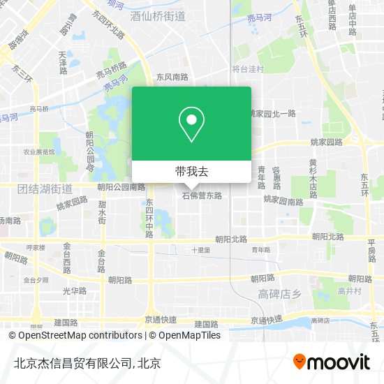北京杰信昌贸有限公司地图
