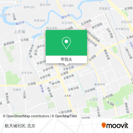 航天城社区地图