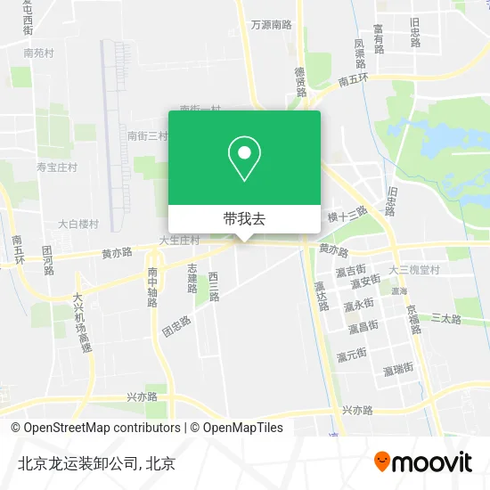 北京龙运装卸公司地图