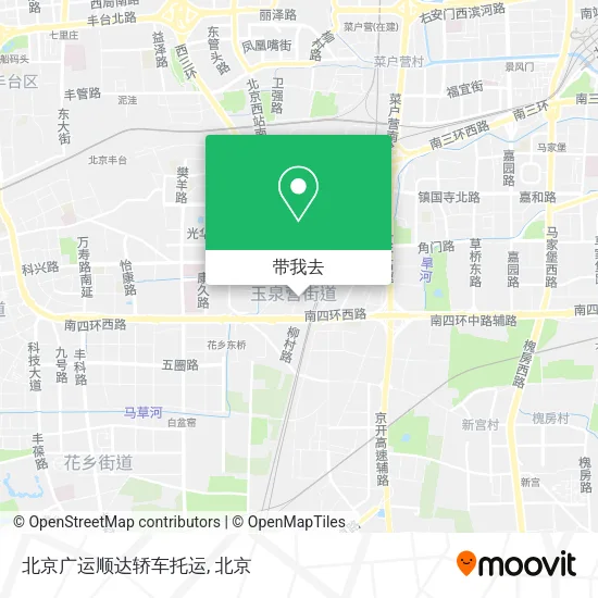 北京广运顺达轿车托运地图