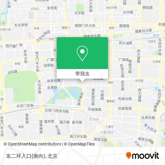 东二环入口(南向)地图