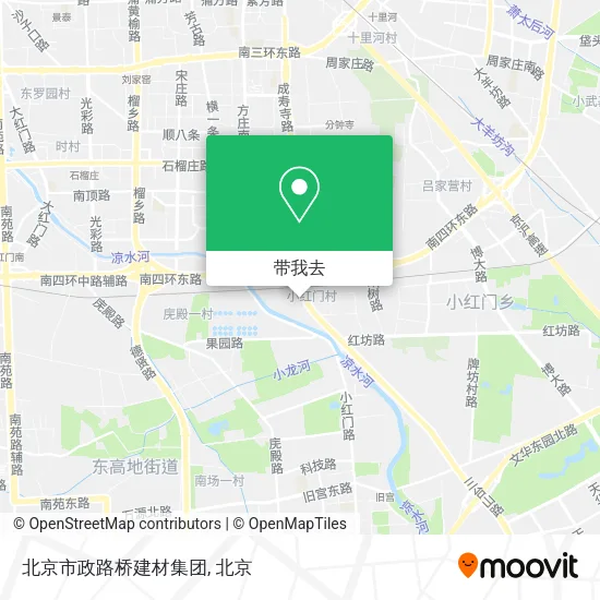 北京市政路桥建材集团地图