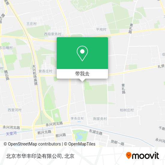 北京市华丰印染有限公司地图