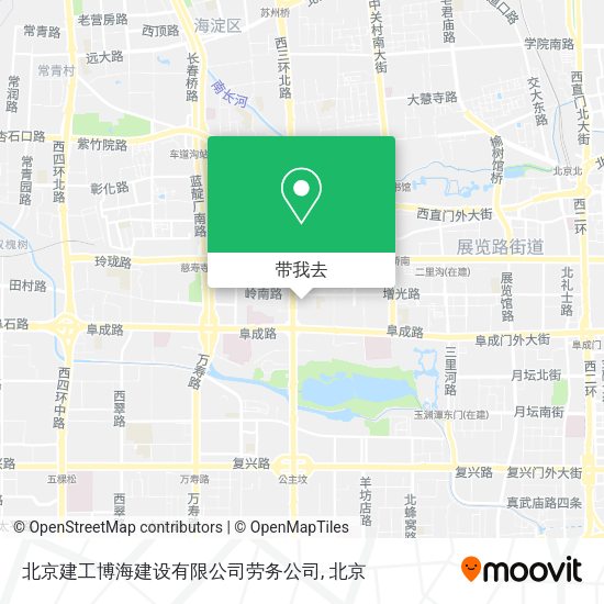 北京建工博海建设有限公司劳务公司地图