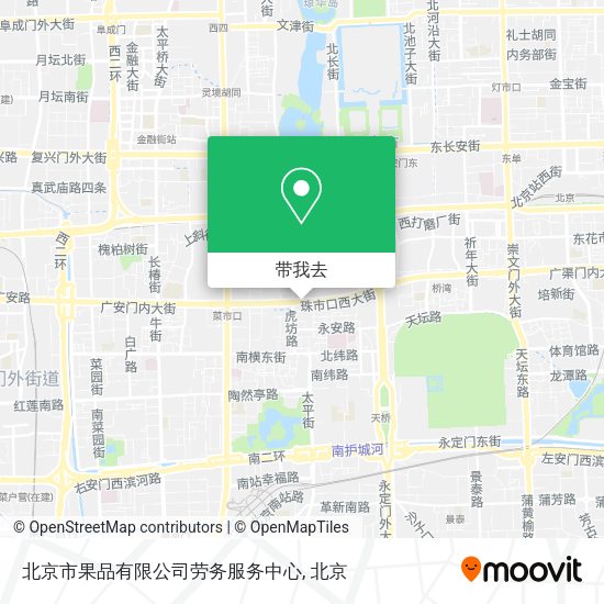 北京市果品有限公司劳务服务中心地图