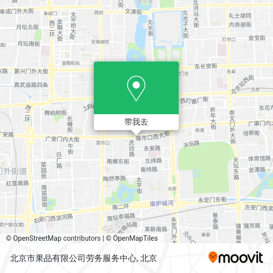 北京市果品有限公司劳务服务中心地图