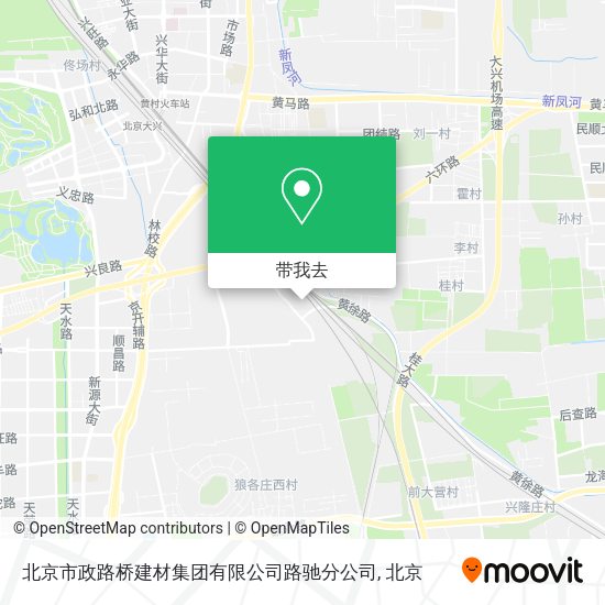 北京市政路桥建材集团有限公司路驰分公司地图