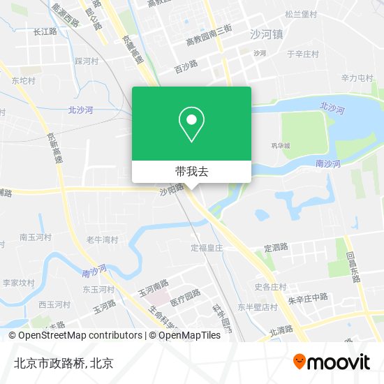 北京市政路桥地图