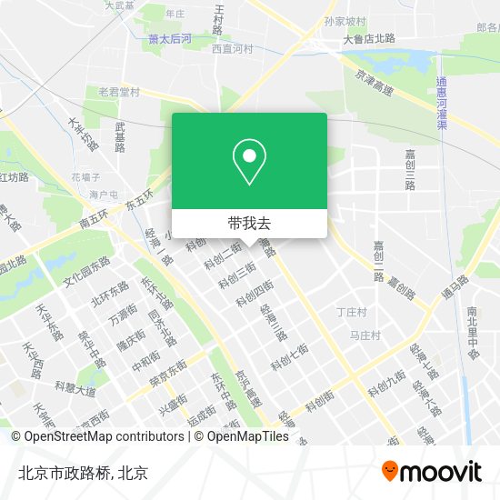 北京市政路桥地图