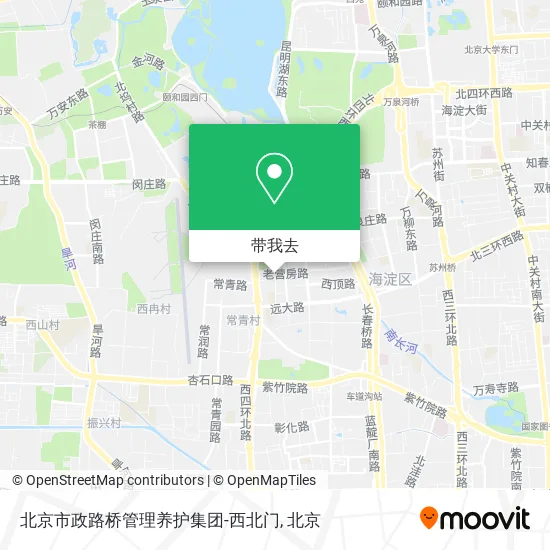 北京市政路桥管理养护集团-西北门地图