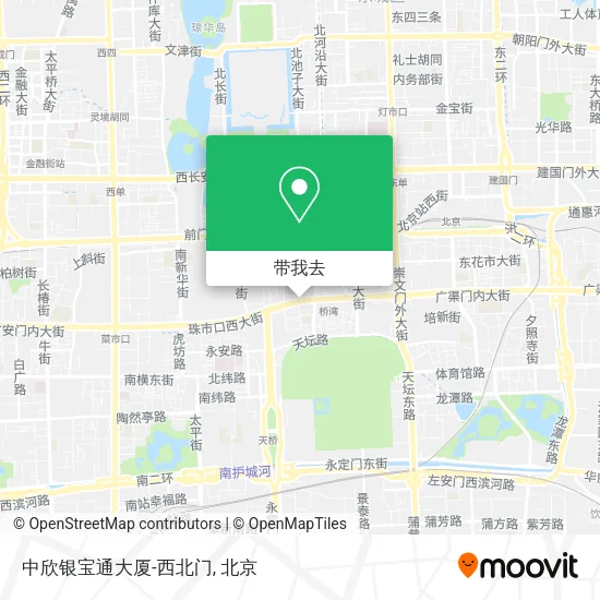 中欣银宝通大厦-西北门地图