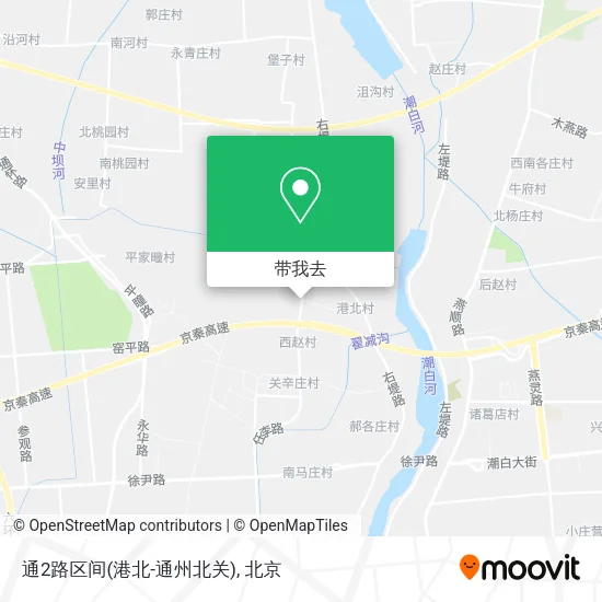 通2路区间(港北-通州北关)地图