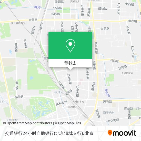 交通银行24小时自助银行(北京清城支行)地图