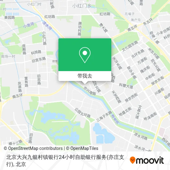 北京大兴九银村镇银行24小时自助银行服务(亦庄支行)地图