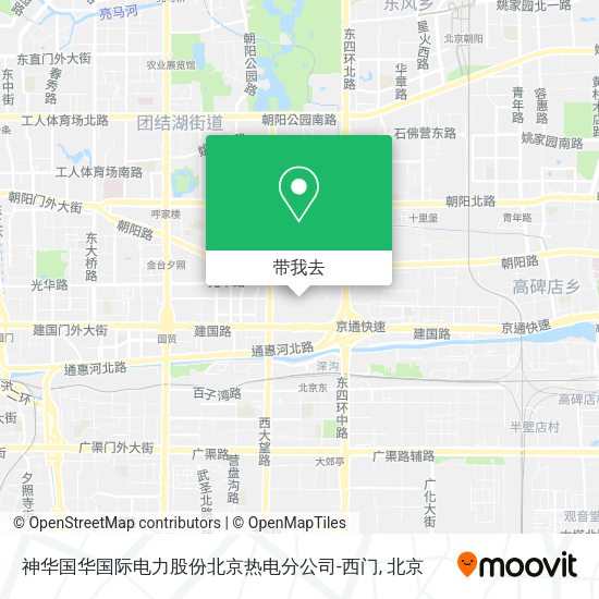 神华国华国际电力股份北京热电分公司-西门地图