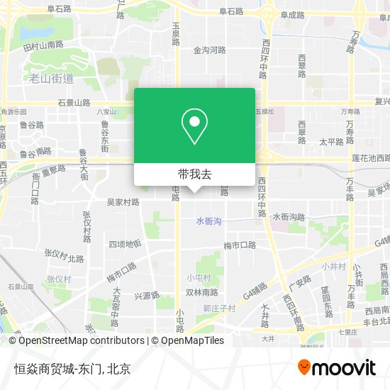 恒焱商贸城-东门地图