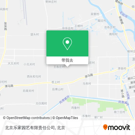 北京乐家园艺有限责任公司地图