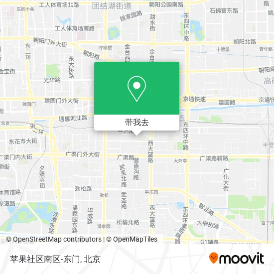苹果社区南区-东门地图