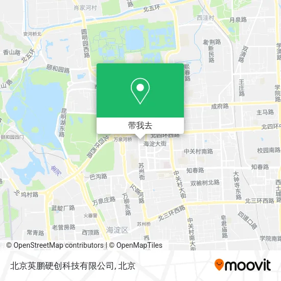 北京英鹏硬创科技有限公司地图