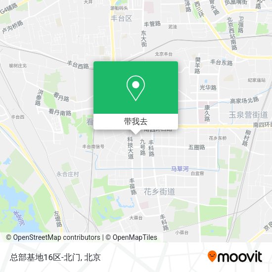 总部基地16区-北门地图