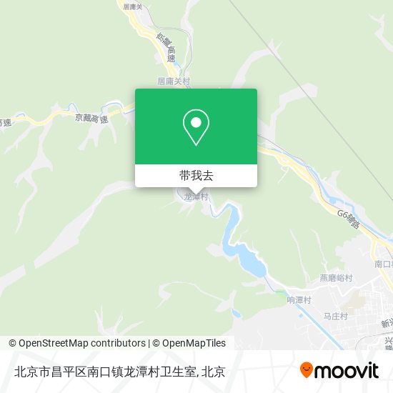 北京市昌平区南口镇龙潭村卫生室地图