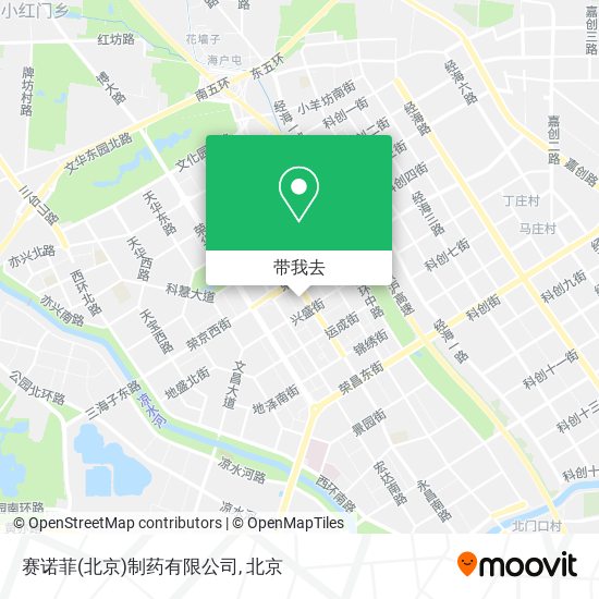 赛诺菲(北京)制药有限公司地图