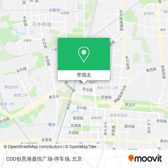 CDD创意港嘉悦广场-停车场地图