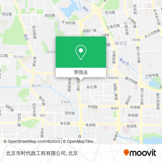 北京市时代政工程有限公司地图