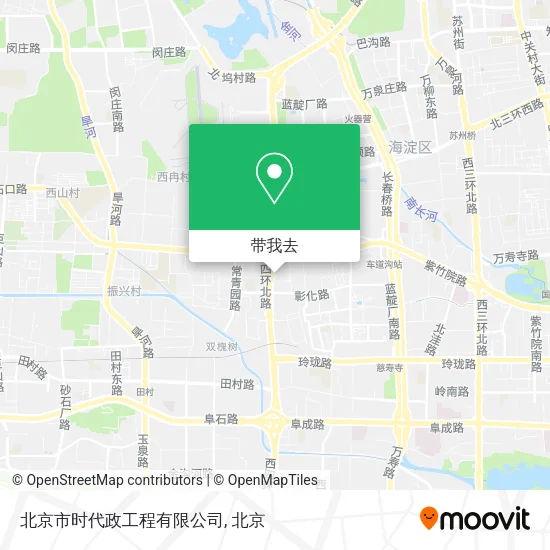 北京市时代政工程有限公司地图