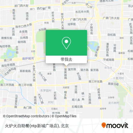 火炉火自助餐(ntp新城广场店)地图