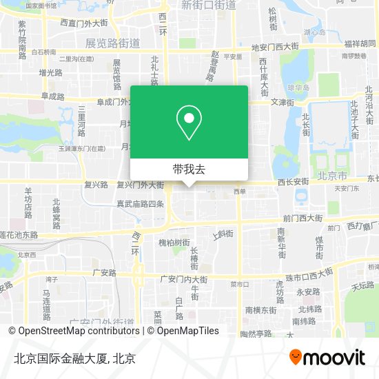北京国际金融大厦地图