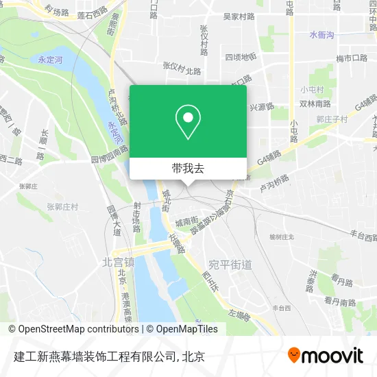 建工新燕幕墙装饰工程有限公司地图