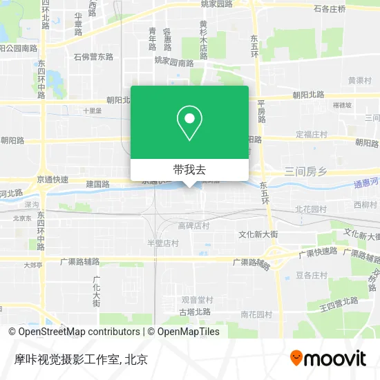 摩咔视觉摄影工作室地图