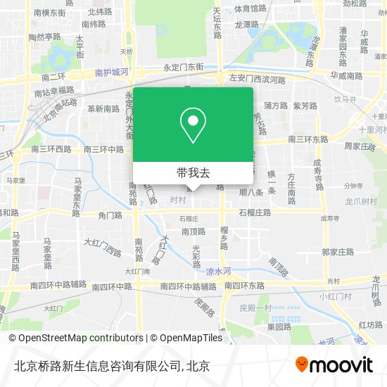 北京桥路新生信息咨询有限公司地图
