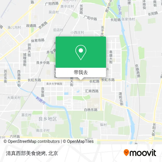 清真西部美食烧烤地图