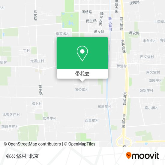 张公垡村地图