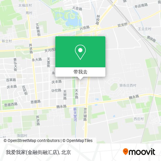 我爱我家(金融街融汇店)地图