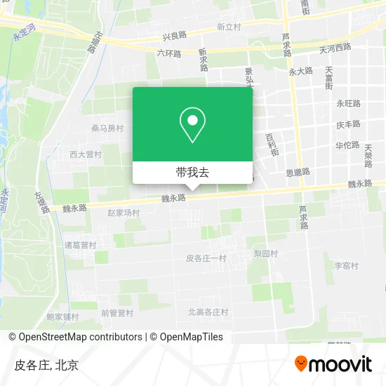 皮各庄地图