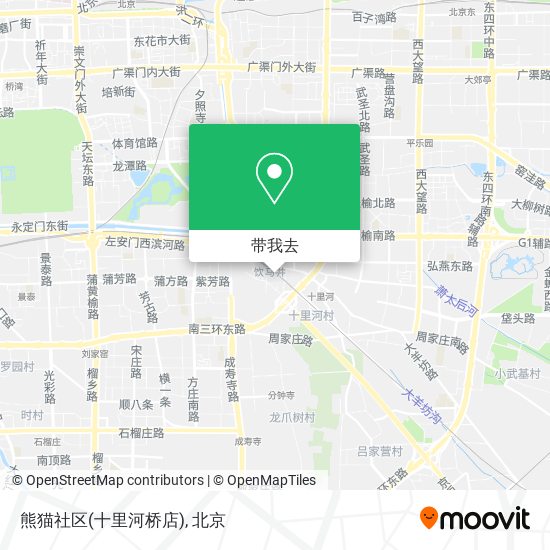 熊猫社区(十里河桥店)地图