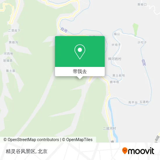 精灵谷风景区地图