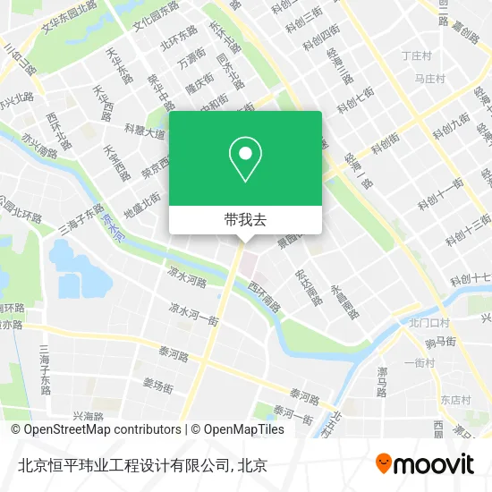 北京恒平玮业工程设计有限公司地图