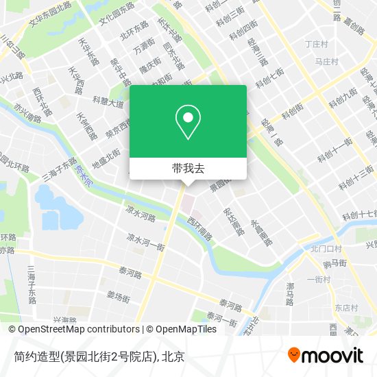 简约造型(景园北街2号院店)地图