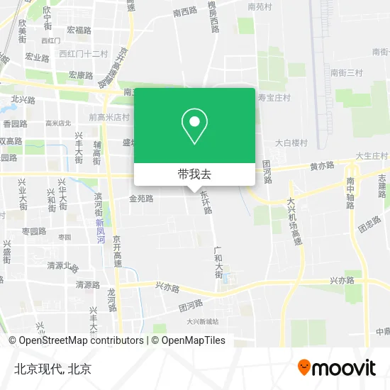 北京现代地图