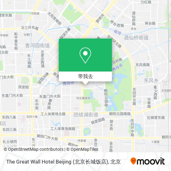 The Great Wall Hotel Beijing (北京长城饭店)地图
