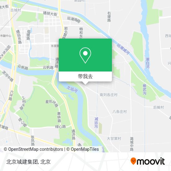 北京城建集团地图