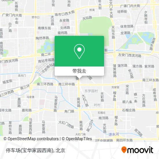 停车场(宝华家园西南)地图